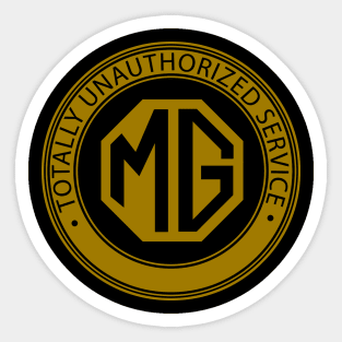 MG cars Sticker